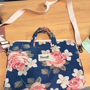 Floral Canvaslife Laptop Bag